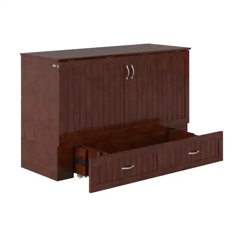 Letti HomeStock Full Size con testiera, finitura bianca