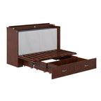 Letti HomeStock Full Size con testiera, finitura bianca