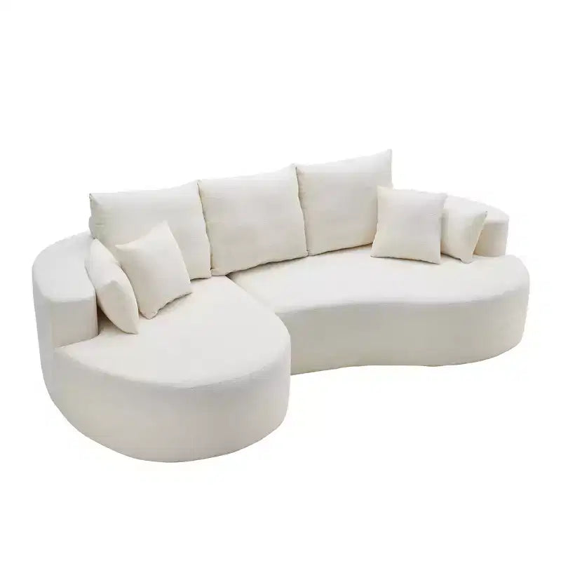 Christopher Knight Home Shamus, canapé d'angle moderne et douillet à 4 places avec 7 coussins