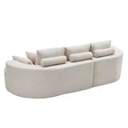 Christopher Knight Home Shamus, canapé d'angle moderne et douillet à 4 places avec 7 coussins