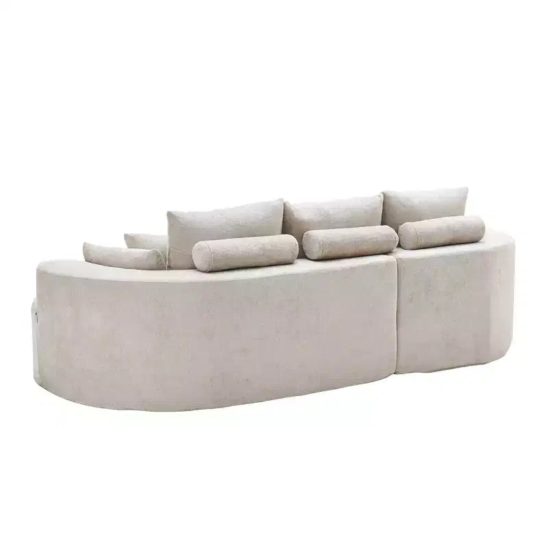 Christopher Knight Home Shamus, canapé d'angle moderne et douillet à 4 places avec 7 coussins