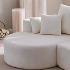 Christopher Knight Home Shamus, canapé d'angle moderne et douillet à 4 places avec 7 coussins