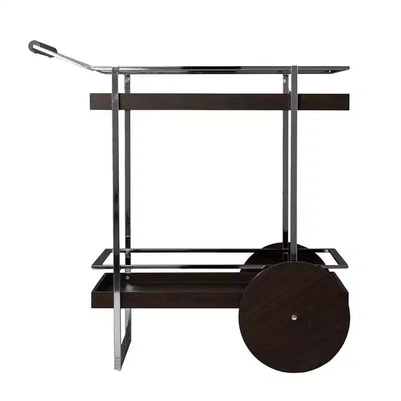 Dorben Rolling Bar Cart - Brown - SEI