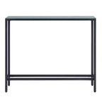 Console Darrin Narrow avec plateau miroir - Gris - SEI