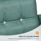 Poltrona da salone da parrucchiere idraulica resistente Karl Home rosa con dettagli diamantati