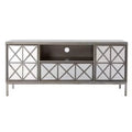 Downley Storage TV/Media Stand - Silver - SEI