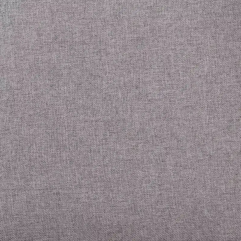 Set da pranzo 5 pezzi Baxton Studio Elise moderno in tessuto grigio e legno rifinito marrone scuro