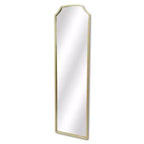 Specchio da parete HomeRoots 64 Gold Metal Beaded Arch, a figura intera
