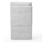 Sedie da Pranzo Senza Braccioli Imbottite in ciniglia WestinTrends Soho Modern con Rotelle