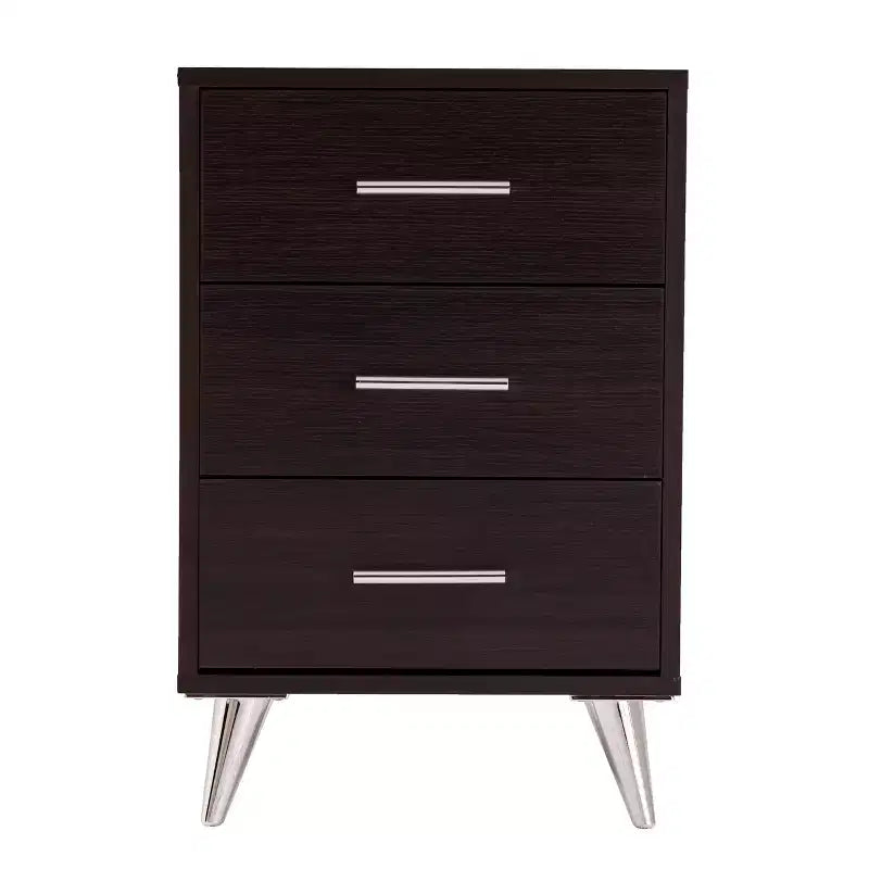 Owen Modern Storage Nightstand - Brown - SEI