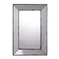 HomeRoots 20 Silver Framed Antiqued Accent Mirror