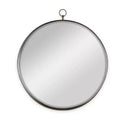 HomeRoots 34 Gold Round Iron Framed Accent Mirror