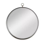 HomeRoots 34 Gold Round Iron Framed Accent Mirror