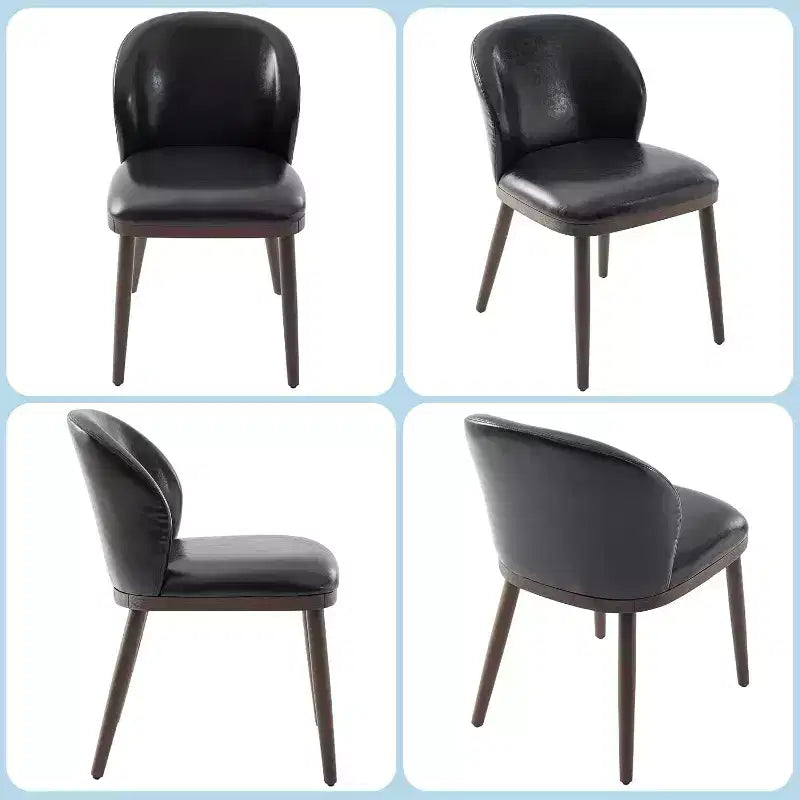 Set di 2/4/6 Sedie da Pranzo, Sedie da Cucina Moderne Imbottite con Schienale Ergonomico, Sedie da Sala da Pranzo con Gambe in Legno Capacità 120 kg
