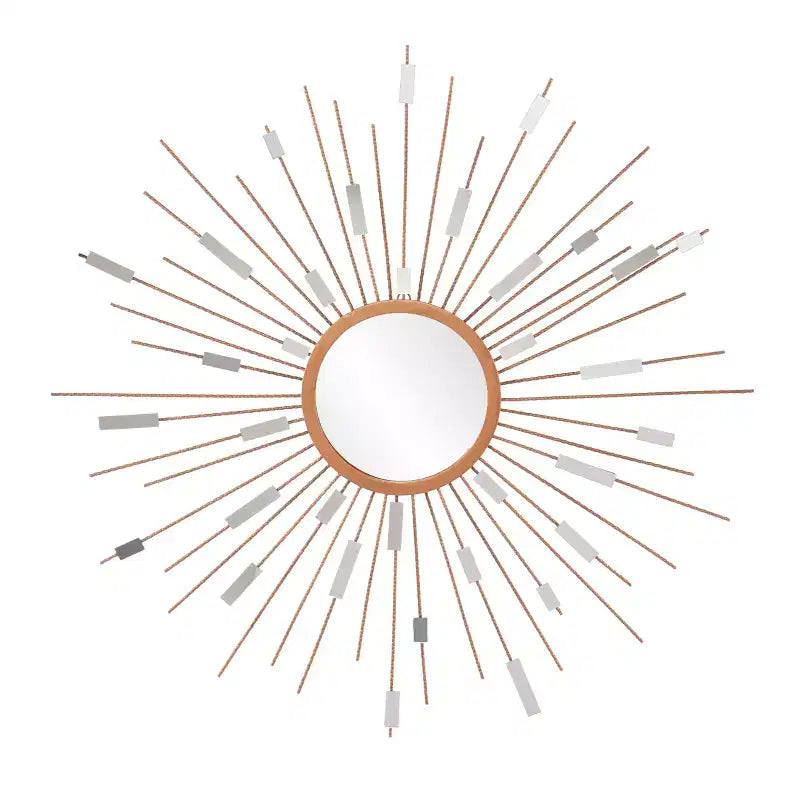 Ardreva Starburst Mirrored Wall Sculpture - Gold - SEI