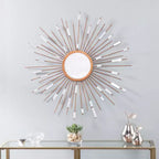 Scultura da parete a specchio Ardreva Starburst - Oro - SEI