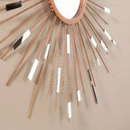 Scultura da parete a specchio Ardreva Starburst - Oro - SEI