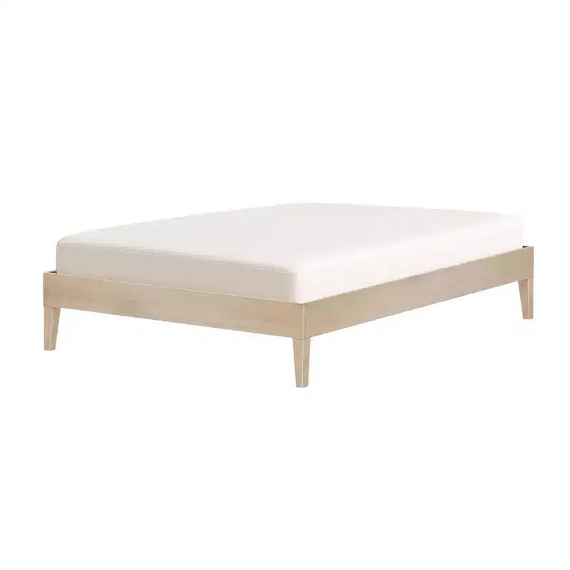 Now Furniture - Struttura letto matrimoniale, Letto a piattaforma in legno