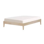 Now Furniture - Struttura letto matrimoniale, Letto a piattaforma in legno