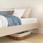 Now Furniture - Struttura letto matrimoniale, Letto a piattaforma in legno