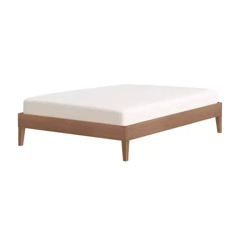 Now Furniture - Struttura letto matrimoniale, Letto a piattaforma in legno