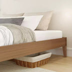 Now Furniture - Struttura letto matrimoniale, Letto a piattaforma in legno