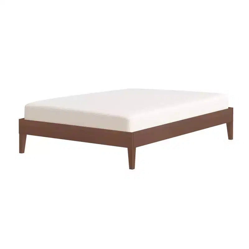 Now Furniture - Struttura letto matrimoniale, Letto a piattaforma in legno