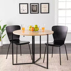 Tavolo da pranzo rotondo pieghevole Ladston – Beige – SEI