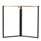 Tavolo da pranzo rotondo pieghevole Ladston – Beige – SEI