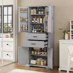Christopher Knight Home Walter Armoire de rangement multifonctionnel moderne avec 2 tiroirs et étagères réglables