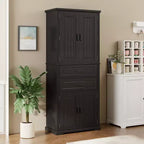 Christopher Knight Home Walter Armoire de rangement multifonctionnel moderne avec 2 tiroirs et étagères réglables