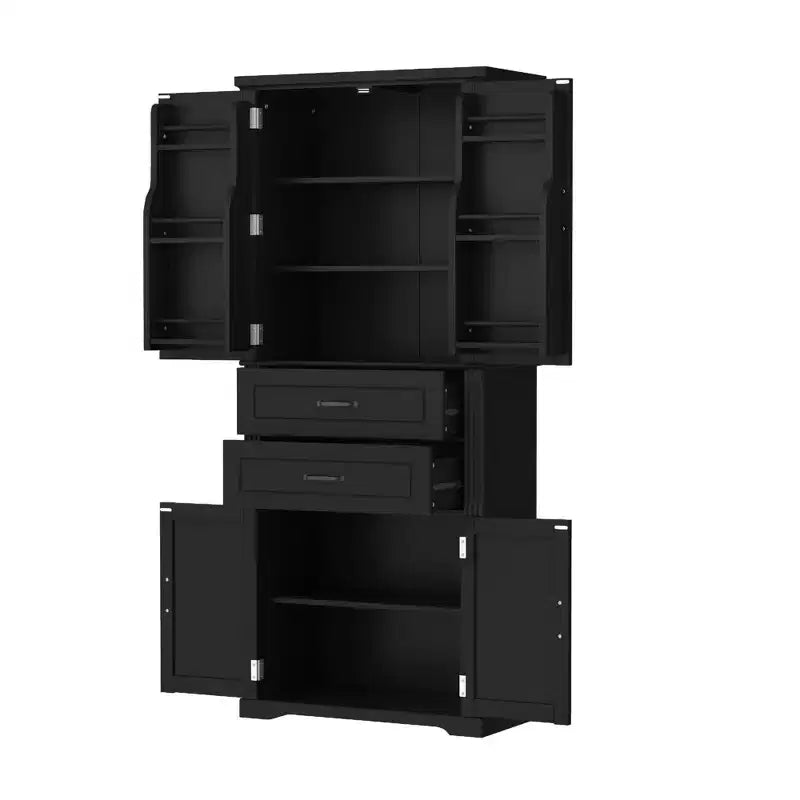 Christopher Knight Home Walter Armoire de rangement multifonctionnel moderne avec 2 tiroirs et étagères réglables