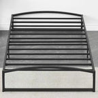 10 Inches High Metal Platform Bed Frame, Metal Slat Support, No Box Spring Needed
