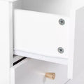Karl Home 4-Drawer White Particle Board 25.98in. W Chest of Drawer