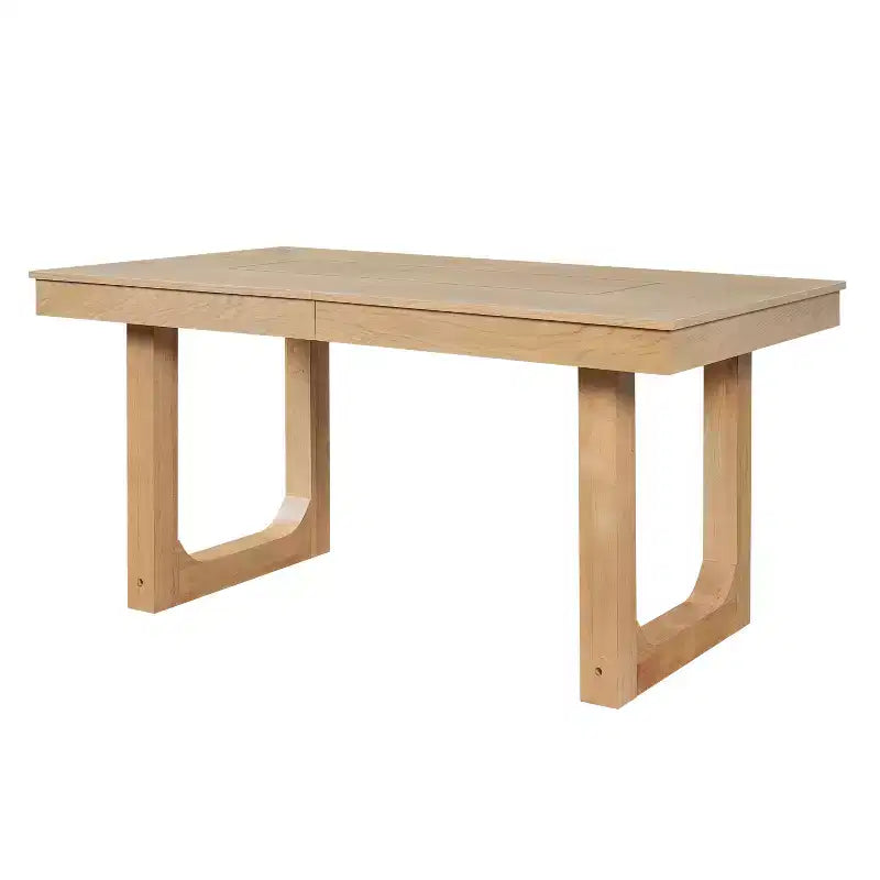 Set da Pranzo Merax da 7 Pezzi con Tavolo Allungabile e 6 Sedie Imbottite