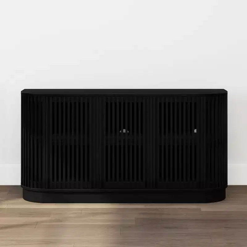 Madia in Legno Massello Plank+Beam Contour con 3 Ante, Mobile TV da 150 cm per Soggiorno