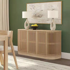 Madia in Legno Massello Plank+Beam Contour con 3 Ante, Mobile TV da 150 cm per Soggiorno