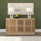 Madia in Legno Massello Plank+Beam Contour con 3 Ante, Mobile TV da 150 cm per Soggiorno
