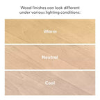 Madia in Legno Massello Plank+Beam Contour con 3 Ante, Mobile TV da 150 cm per Soggiorno