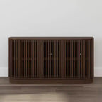 Madia in Legno Massello Plank+Beam Contour con 3 Ante, Mobile TV da 150 cm per Soggiorno