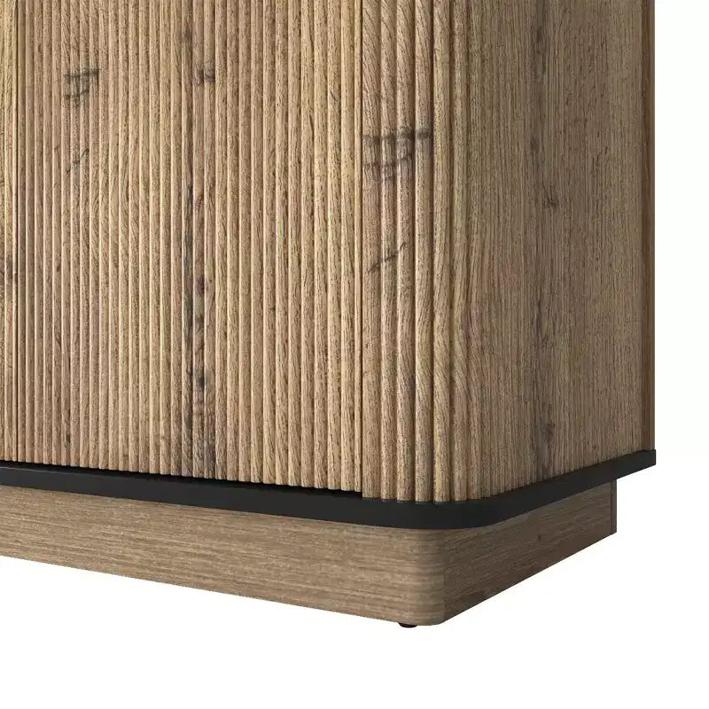 GDFStudio Nicola Moderna Madia Multi-funzionale in Legno da 55 con 4 Ante