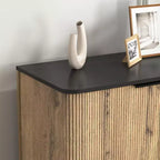 GDFStudio Nicola Moderna Madia Multi-funzionale in Legno da 55 con 4 Ante