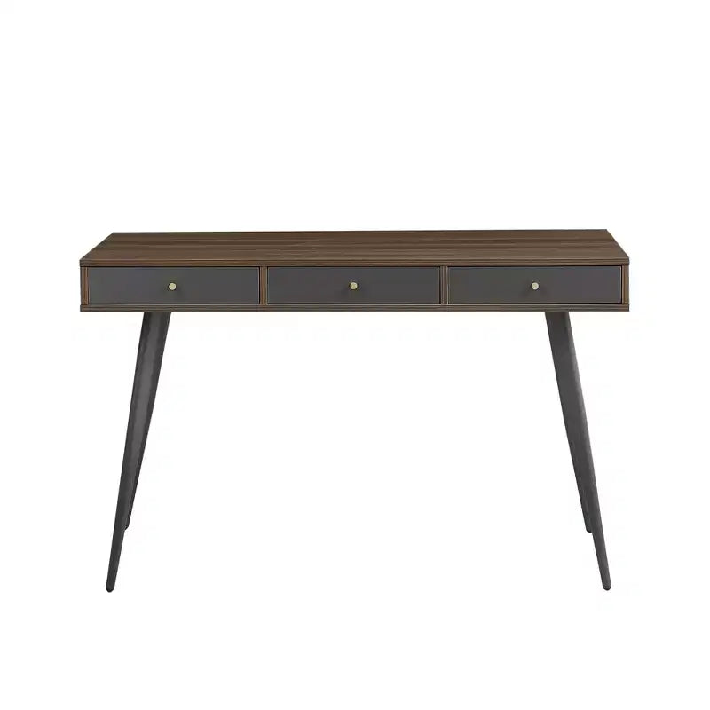 GDFStudio Webster Bureau informatique multifonction moderne de 120 cm avec 3 tiroirs