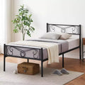 Bed Frame Platform with Headboard and Footboard, Mattress Foundation and No Box Spring Needed, Noise-Proof, Simple Assembly