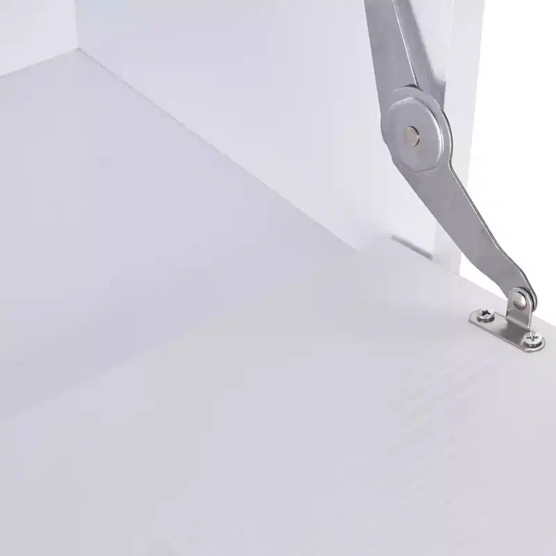 Scarpiera VECELO con 2 cassetti a ribalta, organizer contenitore stretto indipendente con ganci per ingresso o corridoio, nero/bianco
