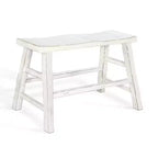 Panca Royal Hampton da 33" ad altezza bancone | Gambe a cavalletto con poggiapiedi | Legno di mogano