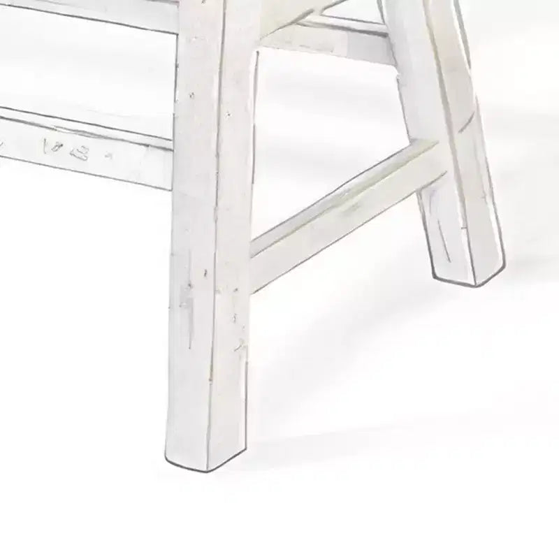 Panca Royal Hampton da 33" ad altezza bancone | Gambe a cavalletto con poggiapiedi | Legno di mogano