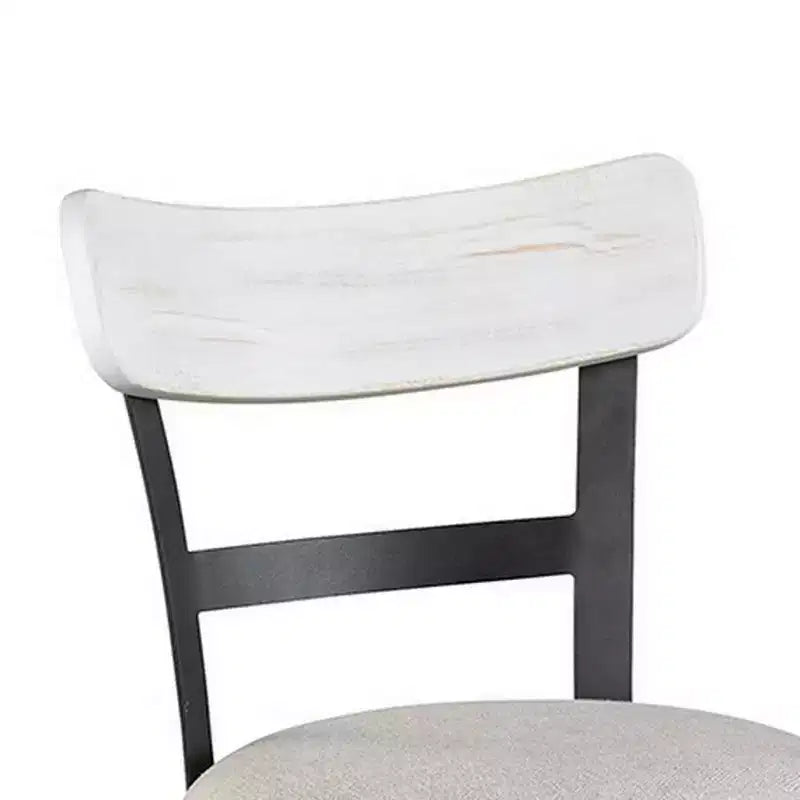 Sgabello da bancone Royal Hampton Swivel 24.5 | Rivetto decorativo | Schienale Curvo