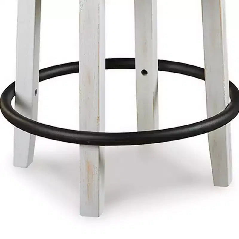 Sgabello da bancone Royal Hampton Swivel 24.5 | Rivetto decorativo | Schienale Curvo