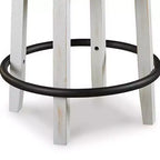 Sgabello da bancone Royal Hampton Swivel 24.5 | Rivetto decorativo | Schienale Curvo